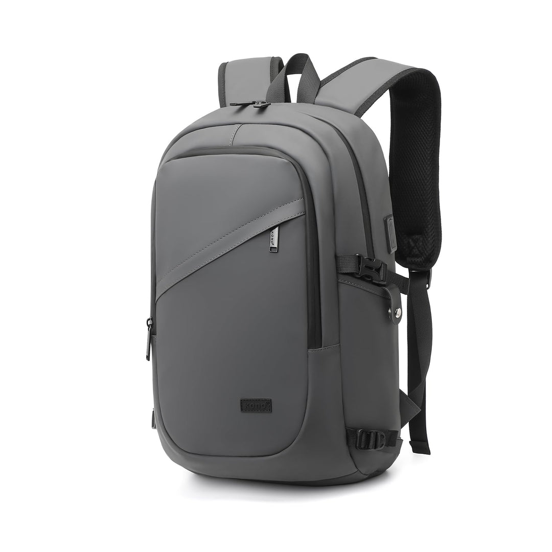 KONO Laptop Rucksack für Herren und Damen, Wasserdichter und Diebstahlsicher Business Laptoprucksack