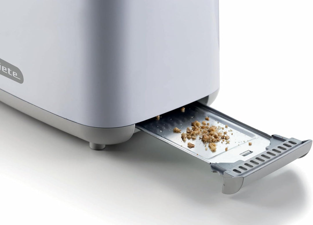 Ariete Breakfast 147 Toaster, Toaster mit 7 Bräunungsstufen, Automatischem Auswurf, Herausnehmbarem