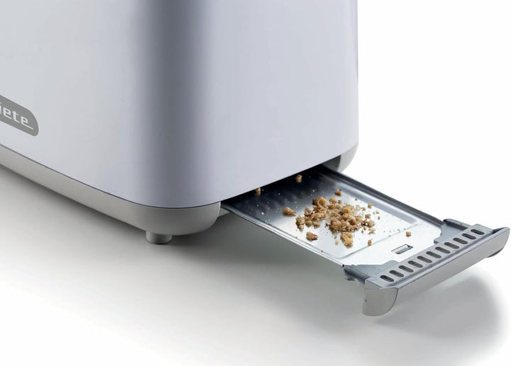 Ariete Breakfast 147 Toaster, Toaster mit 7 Bräunungsstufen, Automatischem Auswurf, Herausnehmbarem