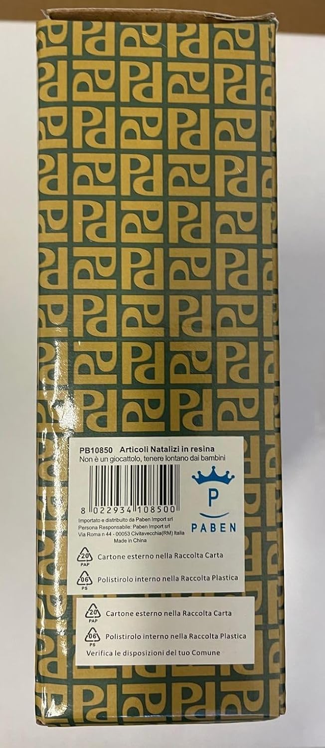 Paben – Komplette Figurensammlung für die Weihnachtskrippe, Grösse Figuren: 7 cm, 11 Motive aus