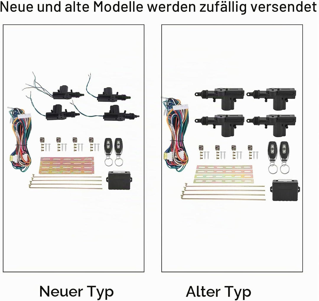 Auto Fernbedienung Zentrale Kit, Universal Autofernbedienung Türschloss Keyless Entry System Türen Z