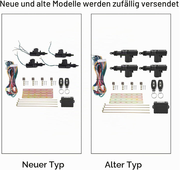Auto Fernbedienung Zentrale Kit, Universal Autofernbedienung Türschloss Keyless Entry System Türen Z