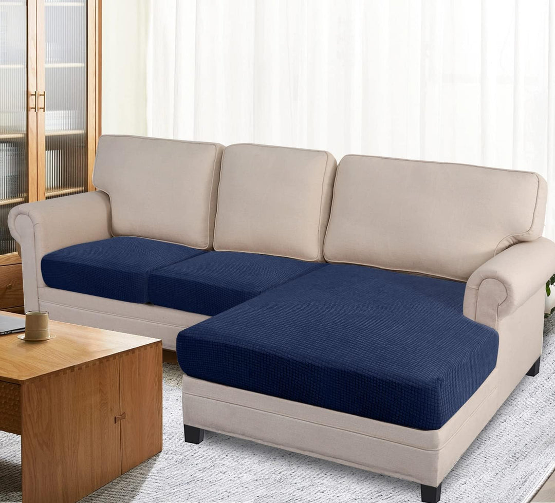 Granbest Premium Wasserabweisend 3 Stück Sektionssofa Sitzkissen Abdeckung Chaise Lounge Sofa Protec