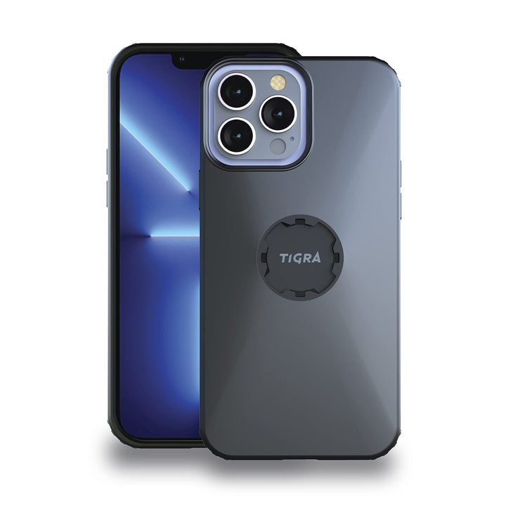 Tigra Sport FitClic Hülle für iPhone 13 Pro Max Schwarz