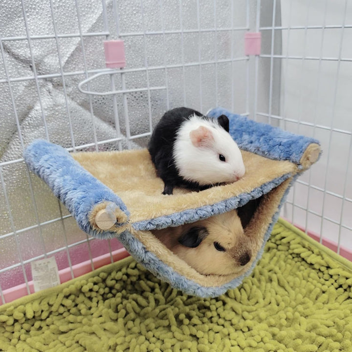 Qcwwy Hängende Hängematte für Haustiere, Kleine Tiere, Hamster-Hängematte, Haus, Maus, Ratte, Hängen
