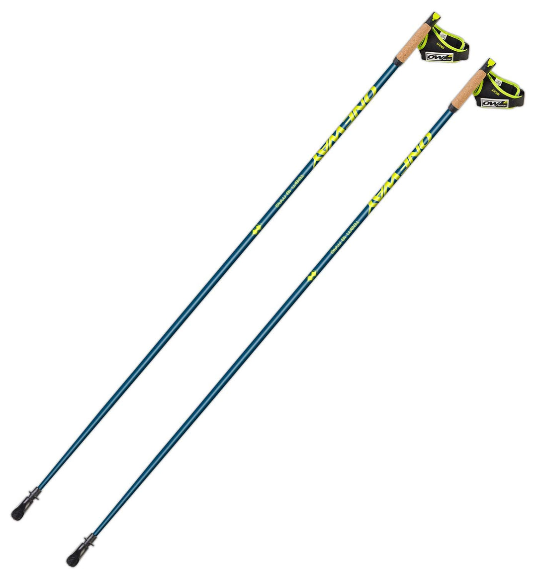 ONEWAY Nordic Walking Stöcke Team 15 Carbon Wanderstöcke Trekking Wandern Team 18 - 90% Diamond Carb
