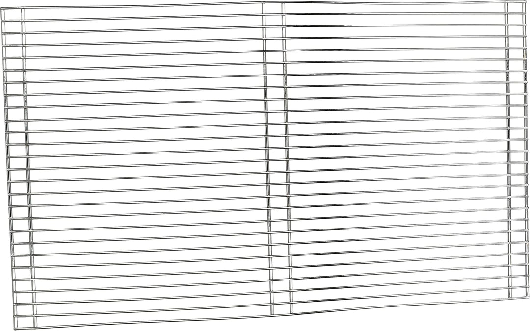 KOTARBAU® Edelstahl Grillrost Eckig 68x40 cm + Stahlbürsten zum Reinigen, 68x40 cm