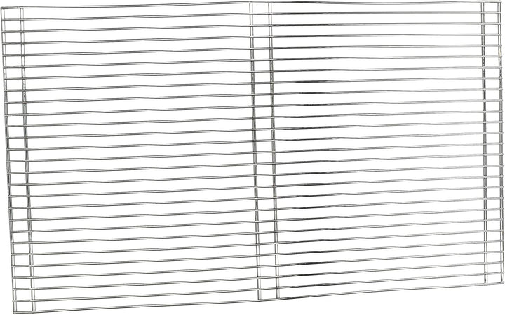 KOTARBAU® Edelstahl Grillrost Eckig 68x40 cm + Stahlbürsten zum Reinigen, 68x40 cm