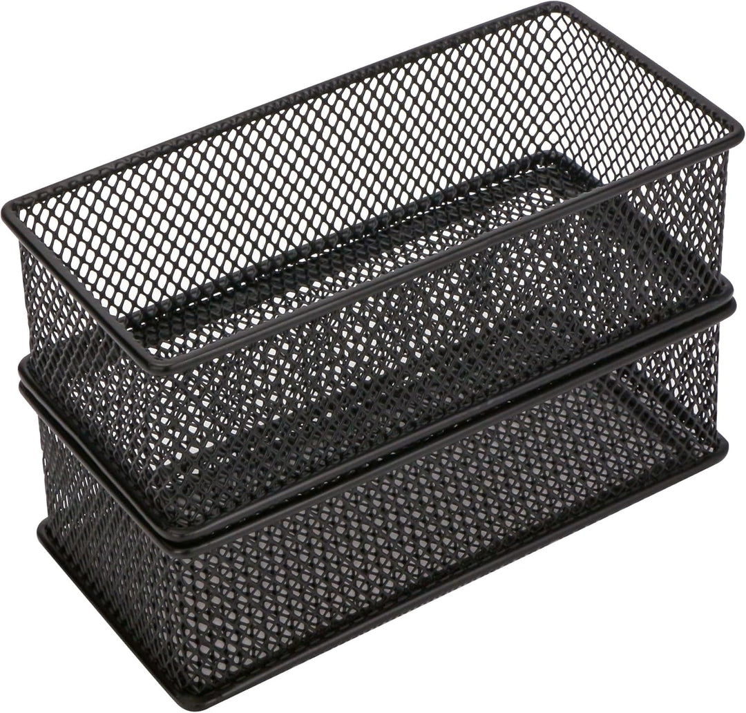 Annova Netz-Schubladenschrank und Regal, Organizer, Aufbewahrungskorb, für Schule, Büro, Zubehör, 2