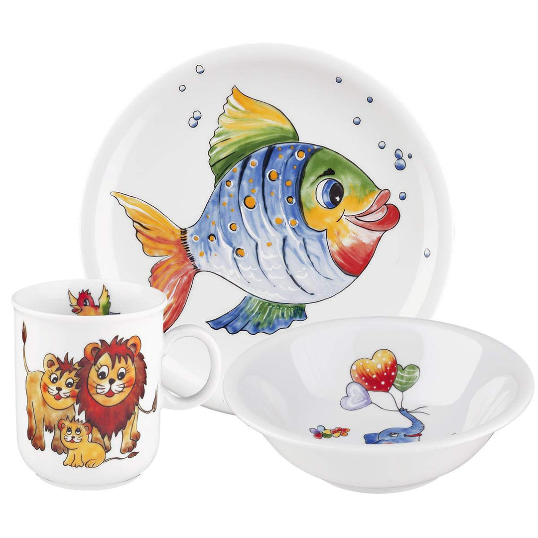 Seltmann Weiden 001728601 Kinder-Set 3-teilig, 21 x 19 x 20 cm, Bunt, 21 x 19 x 20 cm