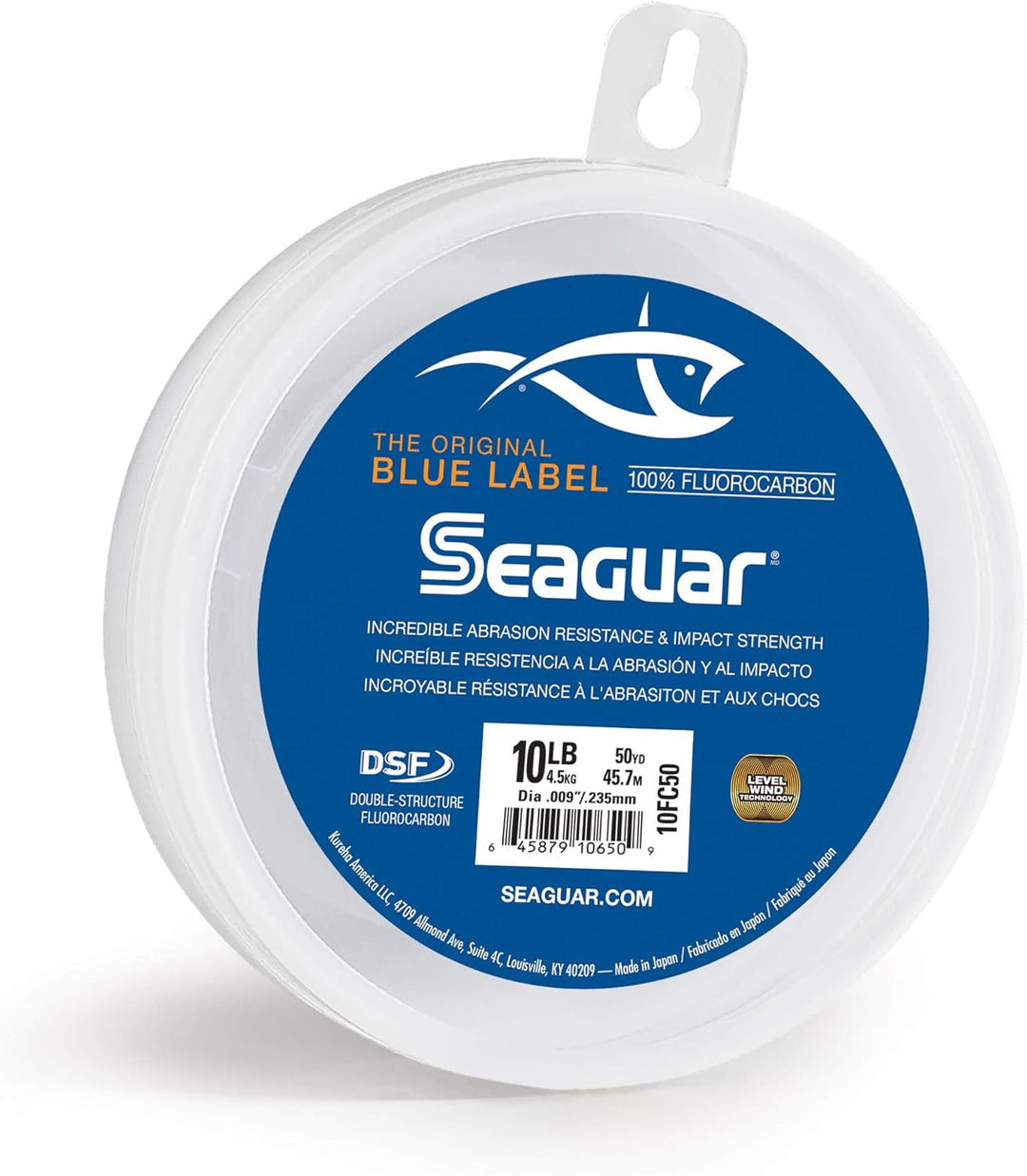 Seaguar Blue Label Fluorocarbon-Vorfach, 45,7 m, 10lbs/50yds