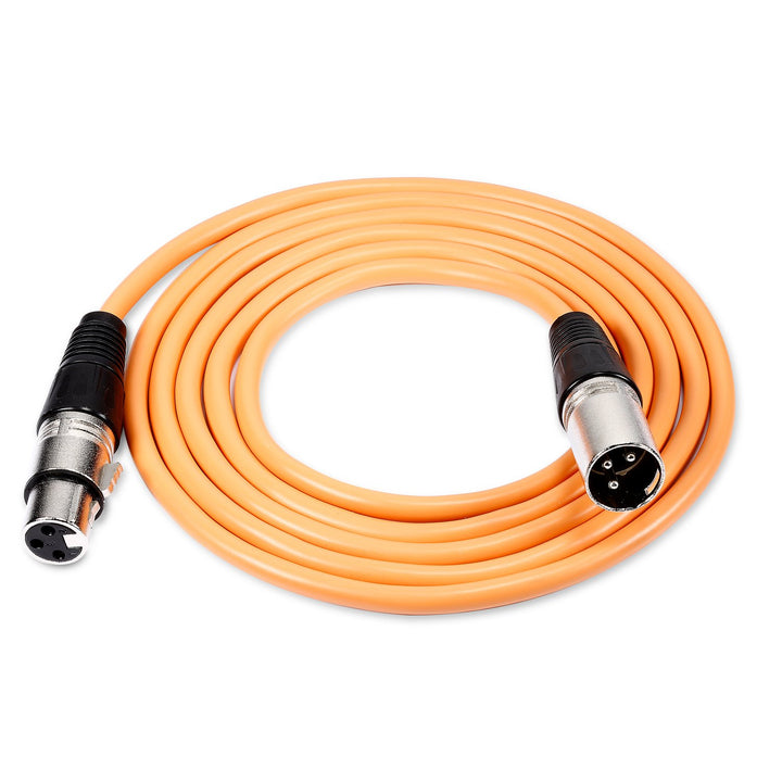 Neewer 6-Pack 1 Meter Audio Kabelkabel, XLR Stecker auf XLR Buchse Mikrofon Farbkabel (grün, blau, l