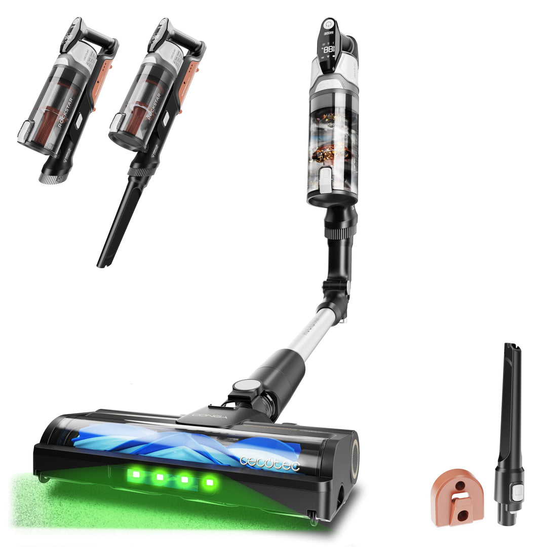 Cecotec Staubsauger Kabellos Conga Rockstar S30 Flex. Ultraleicht 2,5 kg, 80 AW, BLDC-Motor, 240 W,