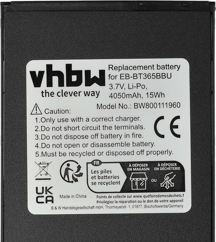 vhbw Akku kompatibel mit Samsung Galaxy Tab SM-T395, SM-T390, SM-T390N, SM-T365, SM-T365F0, SM-T360U