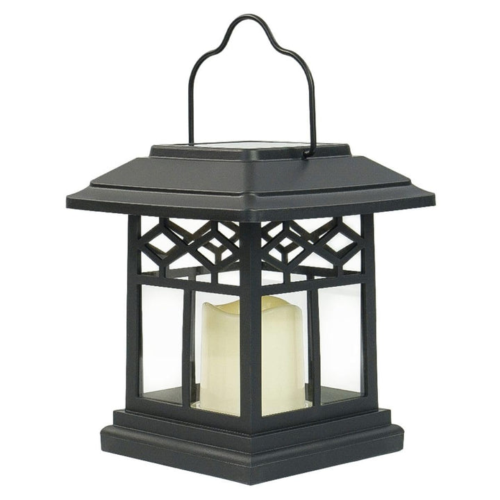 Festive Lights 2-in-1 LED Solarleuchte Garten mit Flammeneffekt Laterne Flackernde Flamme Solar Gart