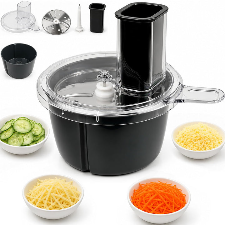 Gemüseschneider Kompatibel mit Thermomix TM5 TM6, Spiralschneider & Gemüsereibe, Küchenreibe, Edelst