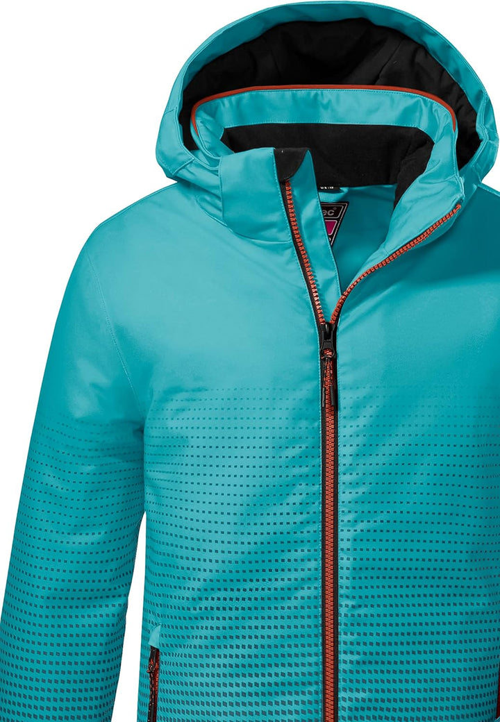 Killtec Mädchen Ksw 158 Grls Ski Jckt Skijacke/Funktionsjacke mit Kapuze und Schneefang 116 Türkis,