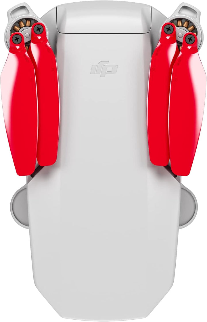 Master Airscrew Stealth Propeller für DJI Mini 2/2 SE/SE &amp; Mini 4K - Rot, 4 Propeller im Set, Rot
