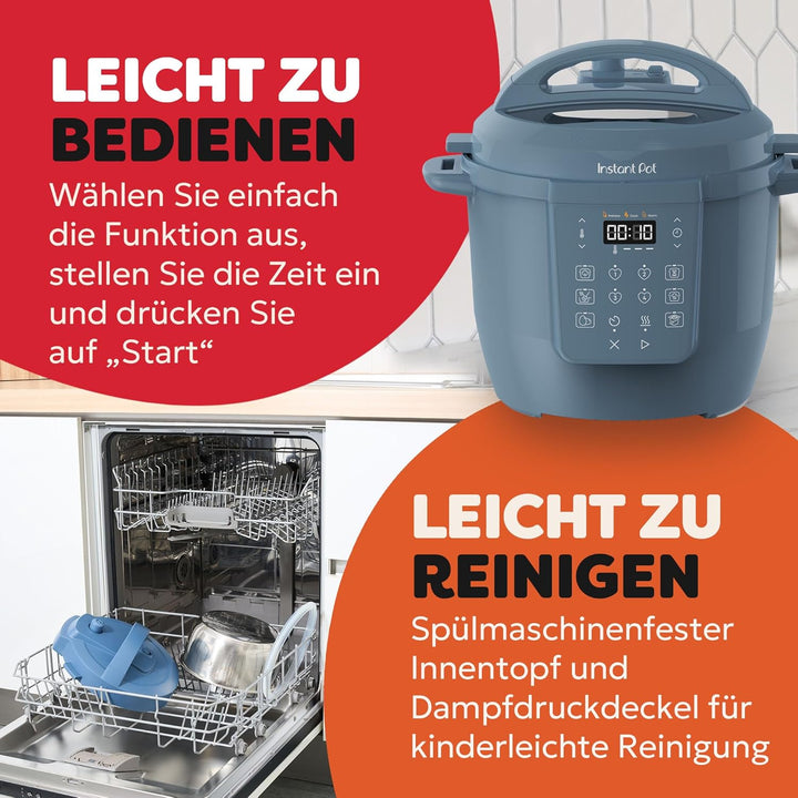 Instant Pot Multikocher, 5.7L 7-in-1 Smart Cooker - Schnellkochtopf, Schongarer, Reiskocher, Sautier