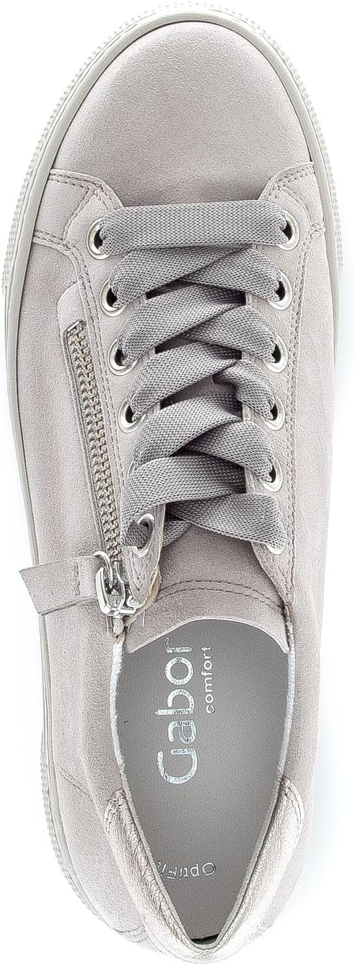 Gabor Damen Low-Top Sneaker, Frauen Halbschuhe,Wechselfussbett 35 EU Puder 12, 35 EU Puder 12