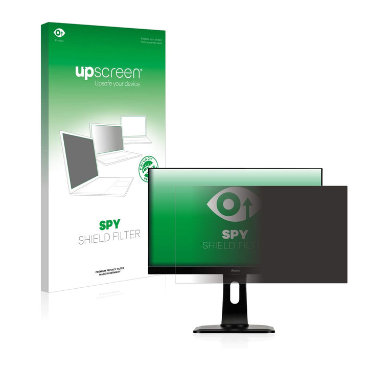 upscreen Blickschutzfilter für Iiyama ProLite XUB2492HSU-W1 Privacy Filter Blickschutzfolie Sichtsch