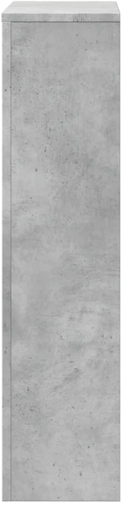 vidaXL Heizkörperverkleidung Betongrau 104x20x82 cm Holzwerkstoff 104 x 20 x 82 cm Betongrau, 104 x