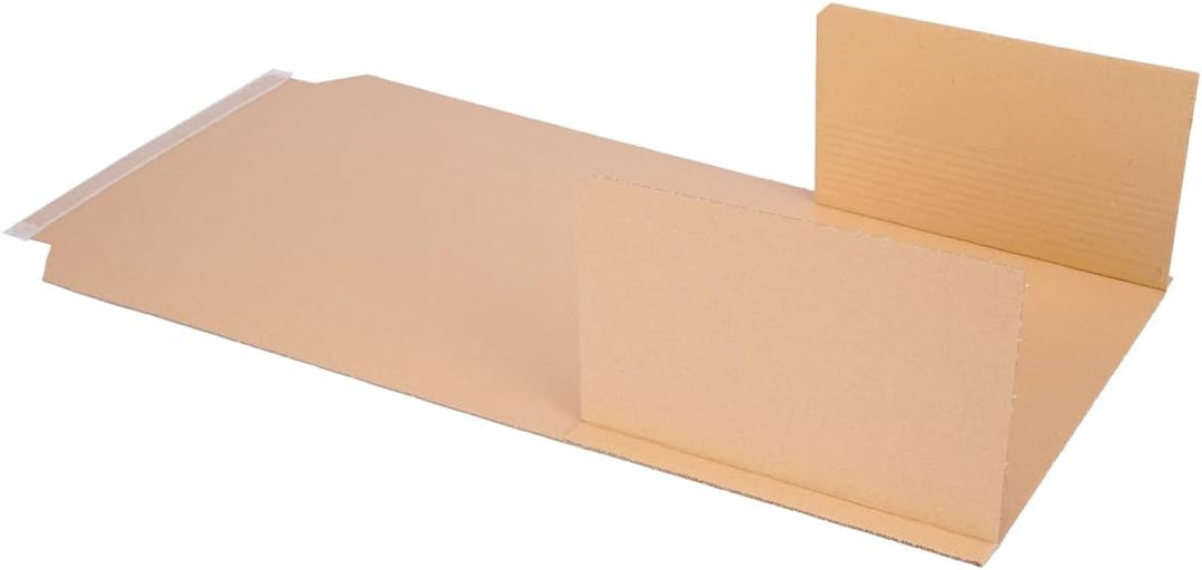 200 Buchverpackungen 310 x 250 x 20-70 mm braun Kartonagen BV-4