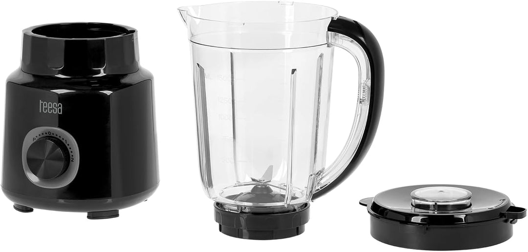 Kraftvoller Teesa TSA3542B Standmixer 500W 1,5L BPA-frei, Weiss, einfache Reinigung 37.5 cm x 17.5 c