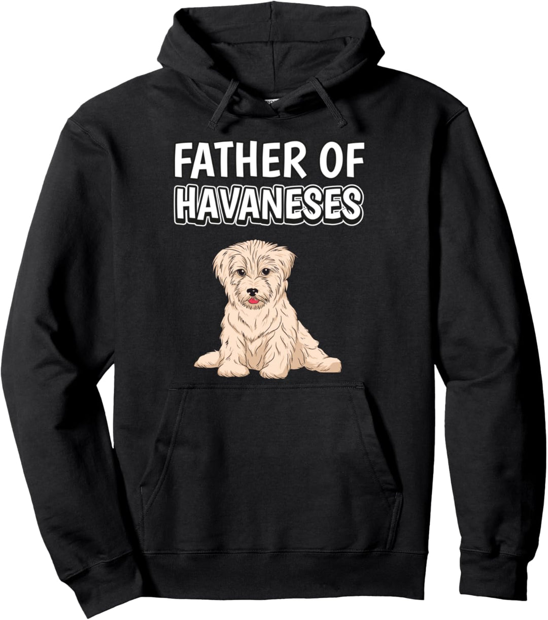 Herren Jungen Father Of Havaneses Papa Vatertag Havaneser Pullover Hoodie