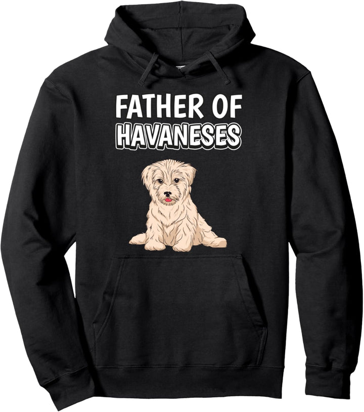 Herren Jungen Father Of Havaneses Papa Vatertag Havaneser Pullover Hoodie
