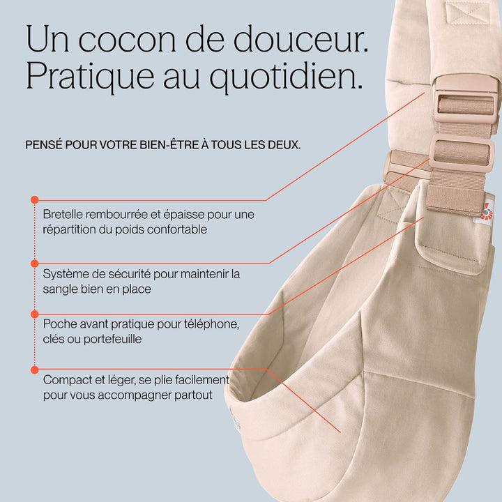 Ergobaby Upsie Sling Babyhüfttrage, Ergonomische Hüfttrage für Babys und Kleinkinder ab 6 Monaten (7