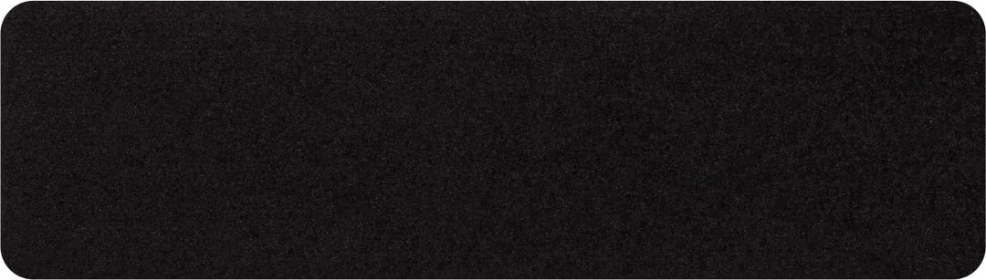 Salonloewe Fussmatte waschbar Schuhparkplatz Schwarz 30 x 100 cm Sauberlaufmatte schmal unifarben Sc