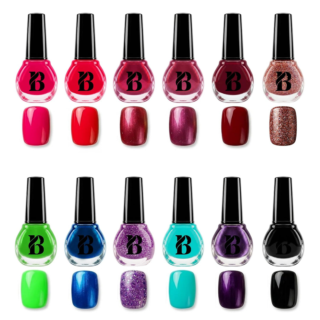 Envie de Color Nagellack-Set - Komplette Kollektion von 48 leuchtenden, Perl-, Pastell- und klassisc