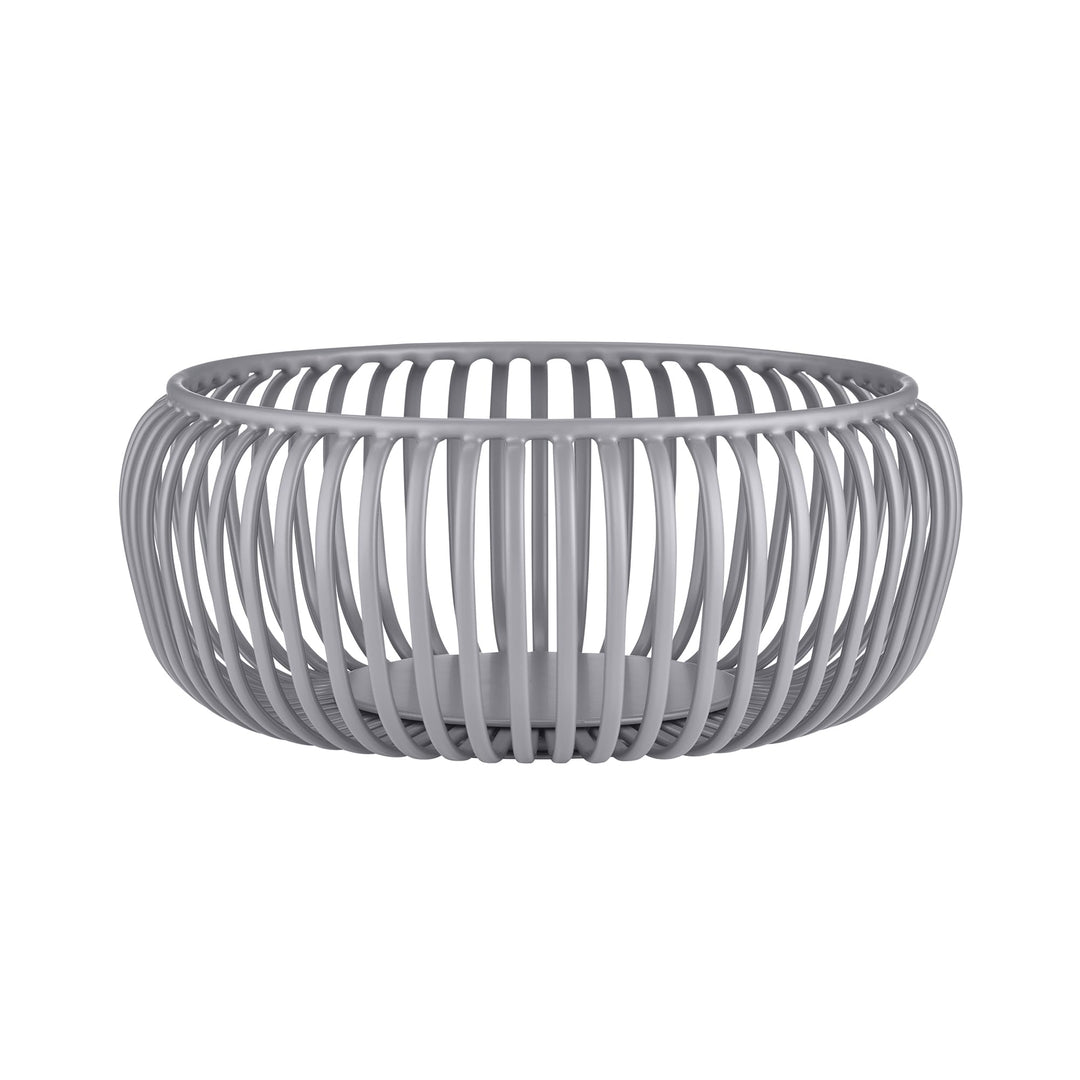 Blomus -LITO- Bowl | Obstschale aus hochwertigem Stahl | Dekoschale mit Streben in Steel Gray | Grös