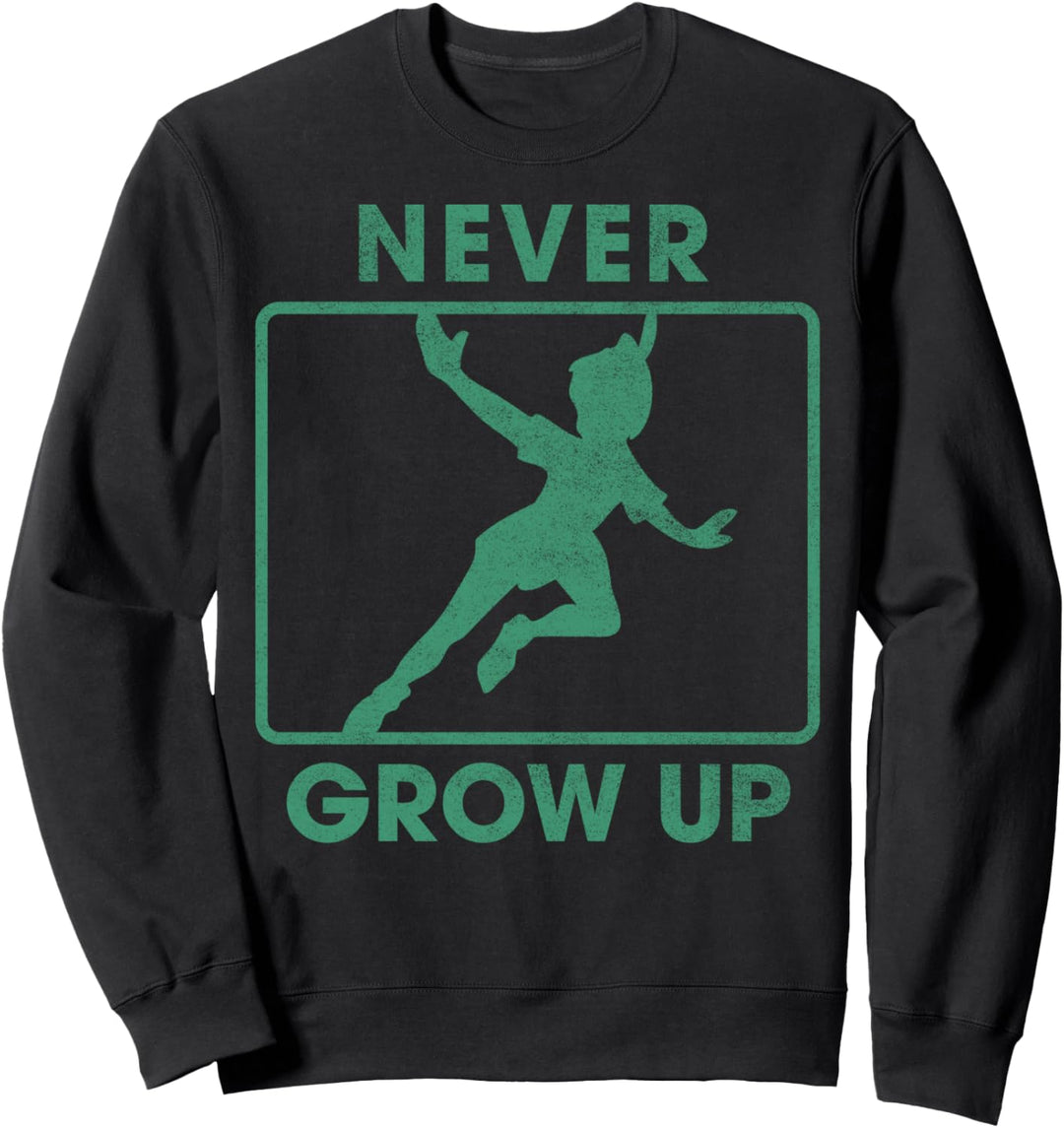 Disney Peter Pan Never Grow Up Silhouette Sweatshirt