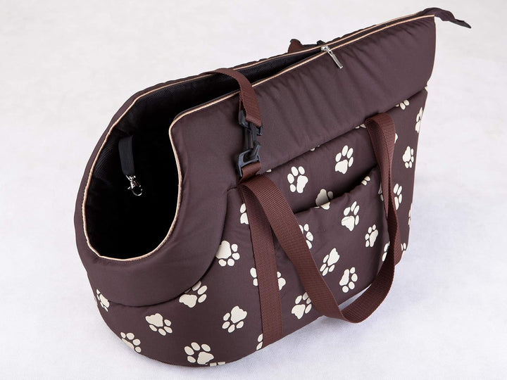 Hundetasche Tragetasche für kleinen und mittleren Hund, Welpen, Katze für Spaziergang - Grösse S 20