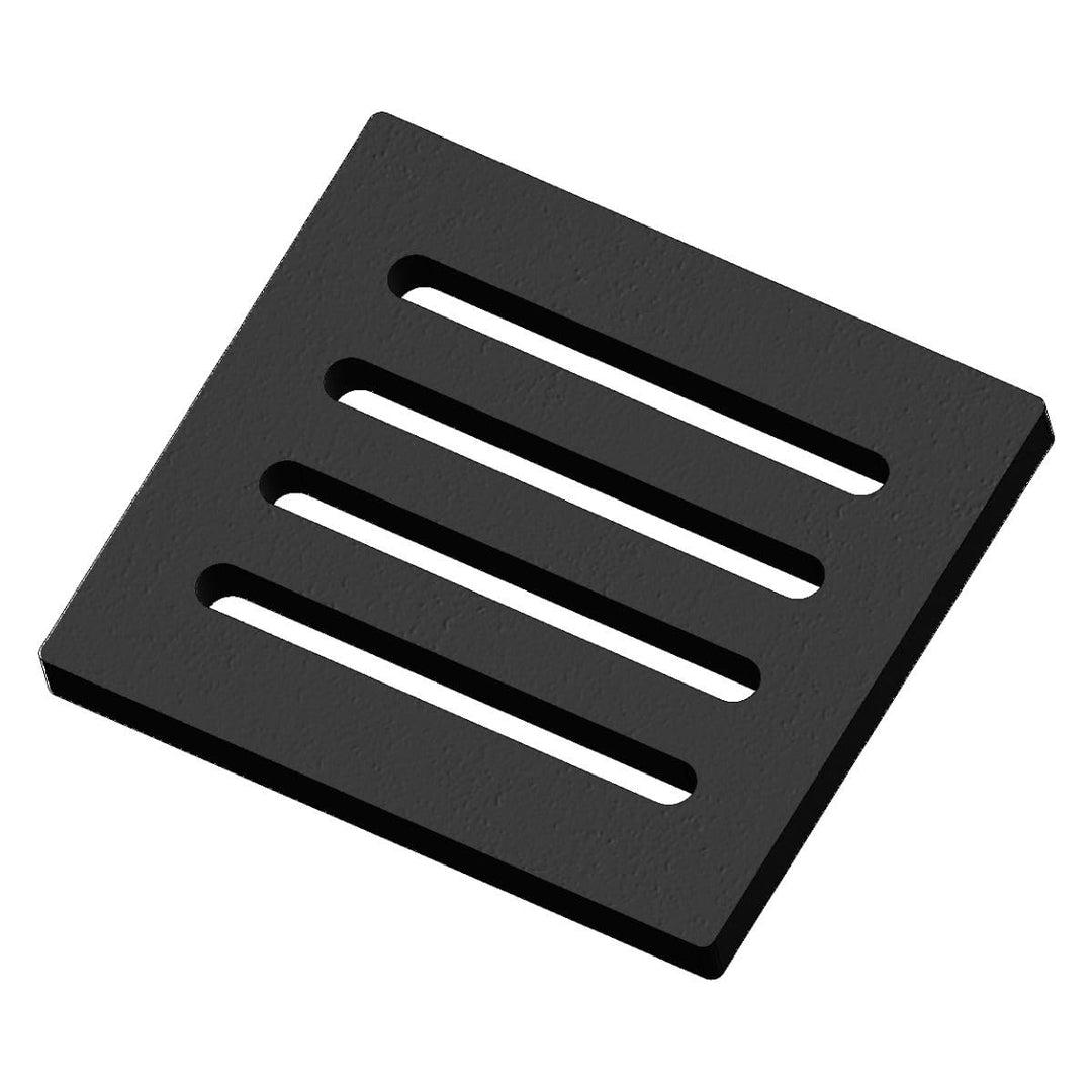 Kaminrost/Ascherost Eckig 180 x 160 x 15 mm für verschiedene Kaminofen Modelle - Ascherost aus massi