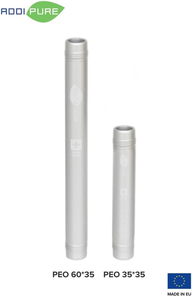 Extraktionsrohr zu PEO 60 * 35, Lebensmittel echtes Aluminium, farblos eloxiert. Pflanzen-Füllmenge