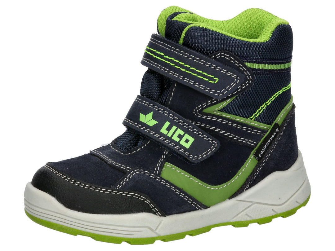 Lico Unisex Kinder Kamala V Schneestiefel 31 EU Marine Lemon, 31 EU Marine Lemon