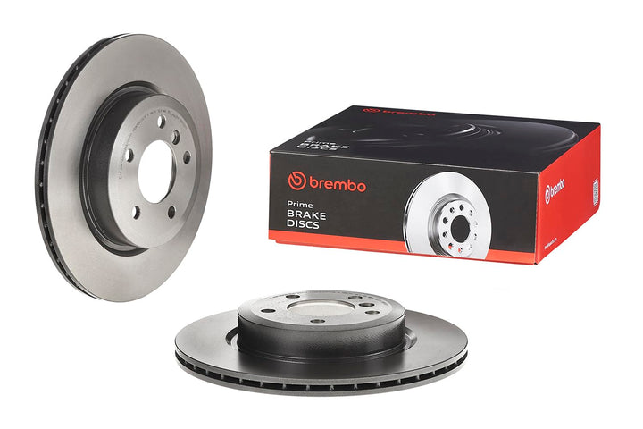 Brembo 09.R122.11 Hintere Bremsscheibe mit UV Lackierung, Anzahl 2