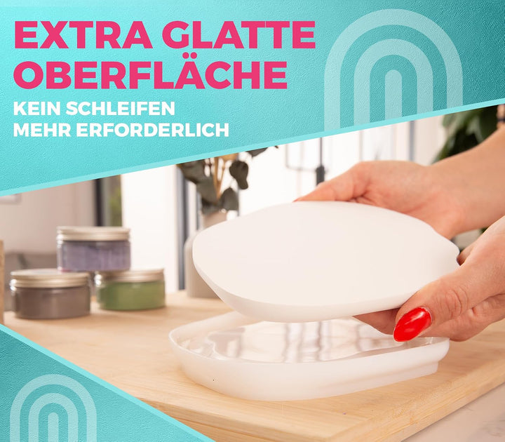 Keracraft Giesspulver weiss 4,5kg - Reliefgiesspulver weiss für kreative Projekte 4,50kg (1er Pack),