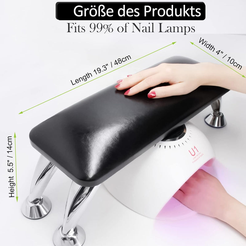 Nageldesign Handauflagen, Nagel Armauflage Handkissen, Nagelstudio Weiches Kissen, Maniküre Nagel Ha