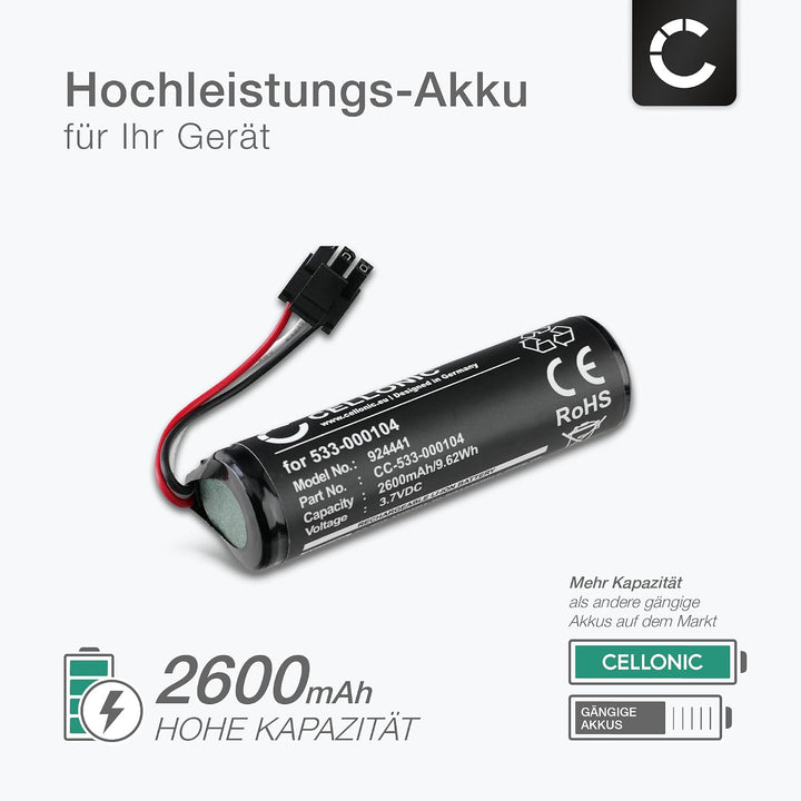CELLONIC 1x Akku kompatibel mit Logitech ConferenceCam Connect