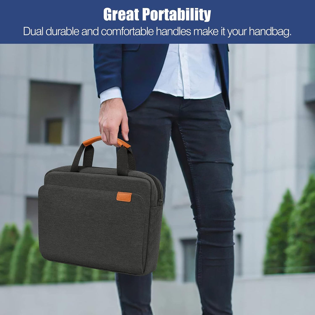 MoKo 12.9 inch Tablet Tasche Hülle, Tragetasche Umhängetasche aus Polyester, Schutztasche mit Schult