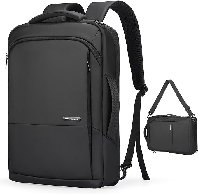 MARK RYDEN Multifunktionale Seesack, lässig Alltag 3 in 1 Seesack für 15,6 Zoll Laptop, unisex Schwa
