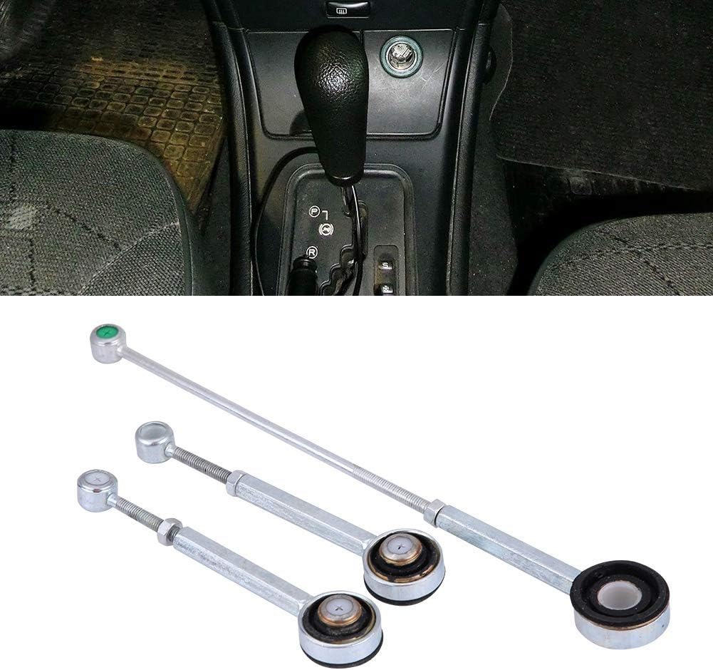 Keenso Auto Schaltgestänge, 3 Stk./Set Auto Schaltknüppel Gestänge Getriebe Kit Schaltanschlussstang