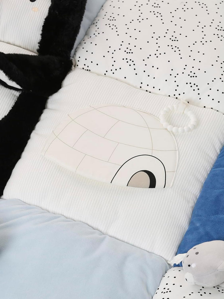 VERTBAUDET Baby Activity-Decke schwarz pinguin, schwarz pinguin