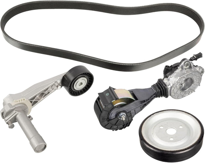 febi bilstein 107428 Keilrippenriemensatz mit Riemenspanner, Rippenanzahl 1, 1 Stück