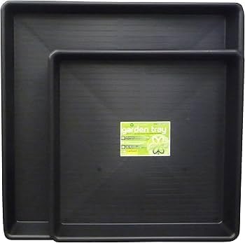 Garland Erhöhtes Gemüsebeet, 97,5 x 97,5 x 25 cm, Schwarz