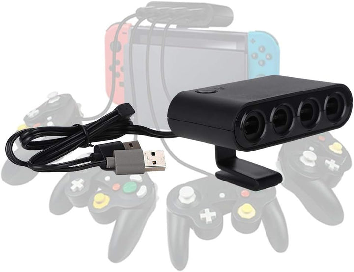 ASHATA Controller Adapter, DREI-in-Eins-Griff für NGC zu Switch-Adapter Konverter für NGC/wiiu/pc/Sw